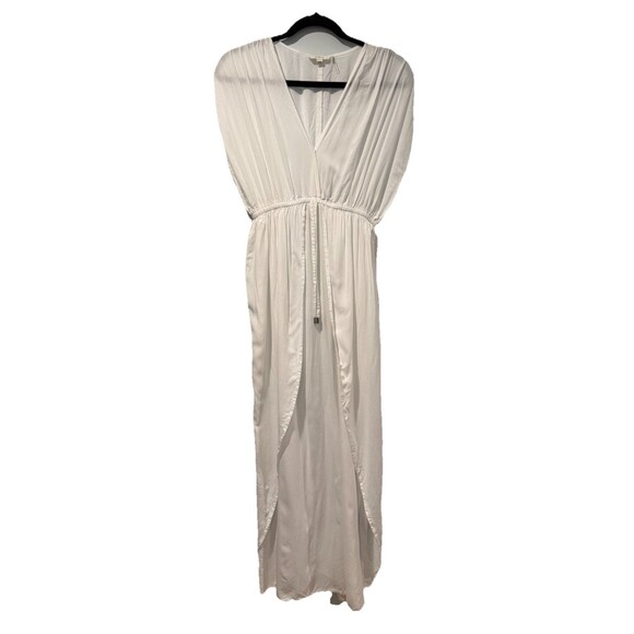 Elan Maxi Dress Womens XS White Cover Up Vacation Beach Travel Bride Indie Boho - Picture 1 of 6